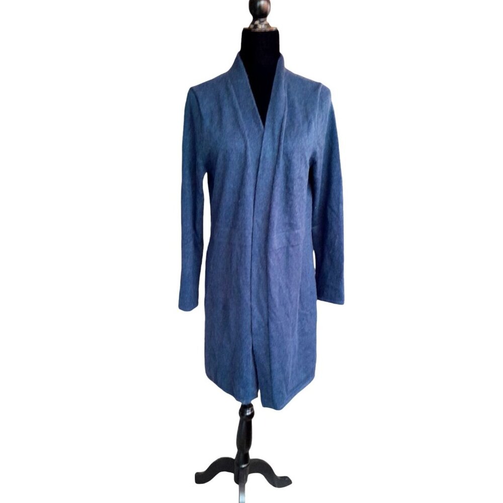 Talbots Indigo Draped Cardigan